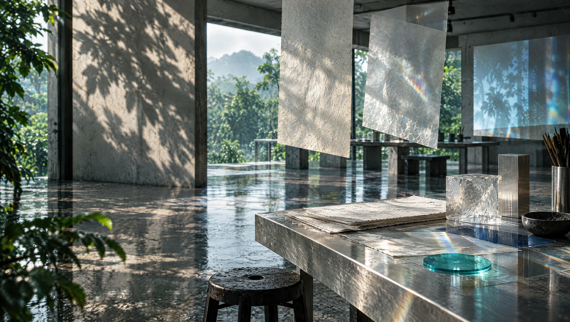 Conceptual open-air creative setting in Chiang Mai